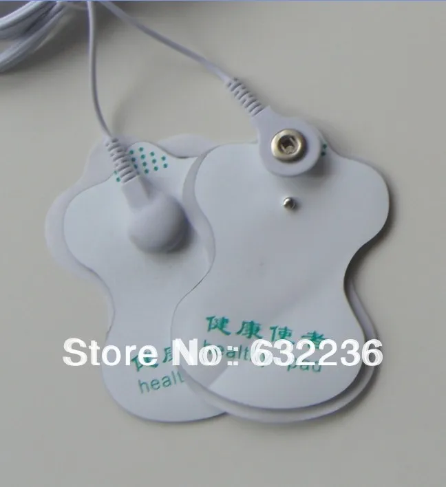 

Health care 50pcs/lot good quality white Electrode Pads for ems Tens Acupuncture patch Digital Therapy Machine Massager
