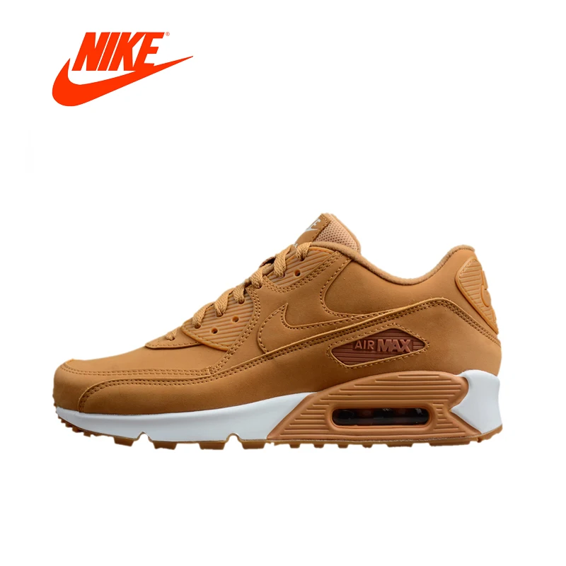 Original Authentic Nike Running Shoes Official AIR MAX 90 Men's Light Sport Shoes Comfortable Durable Low 2018 winter Sneakers