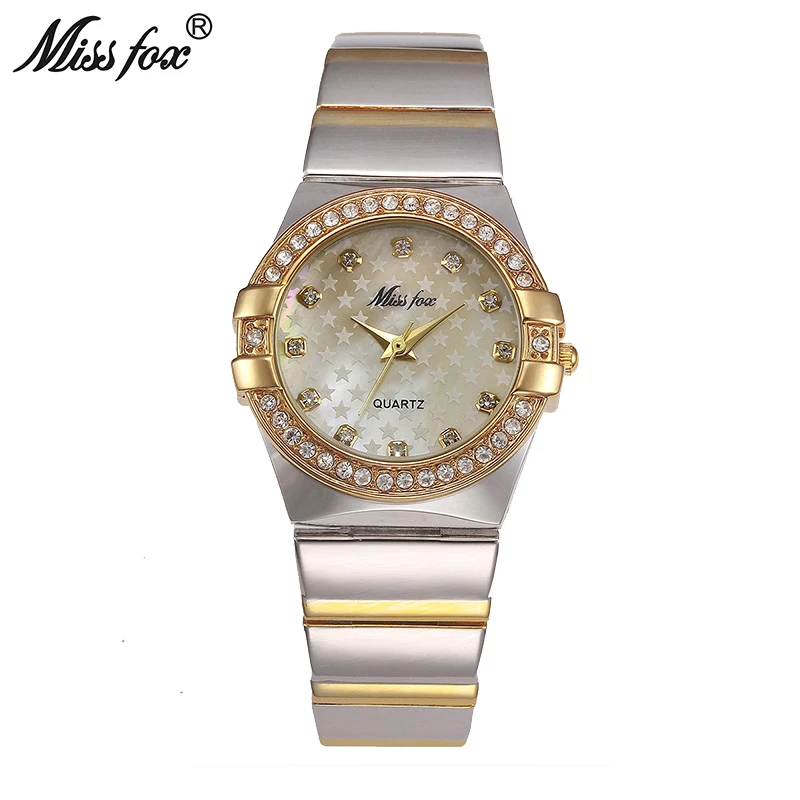 MISSFOX Gold Watch Fashion Brand Rhinestone Relogio Feminino Dourado  Timepiece Women Xfcs Grils Superstar Original Role Watches|watch  brand|watch fwatch fashion - AliExpress