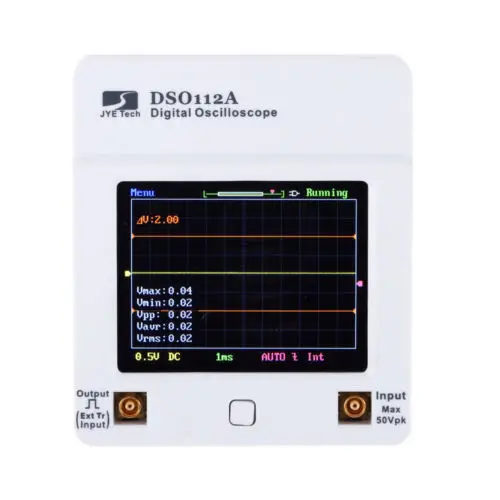 Portable Touch Screen Mini Digital Oscilloscope DSO 112A TFT USB Oscilloscope