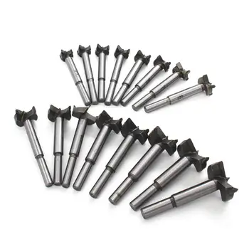 

16 pcs Forstner Drill Bit Carpentry Alloy Hole Opener 15-35mm For Woodworking Tools