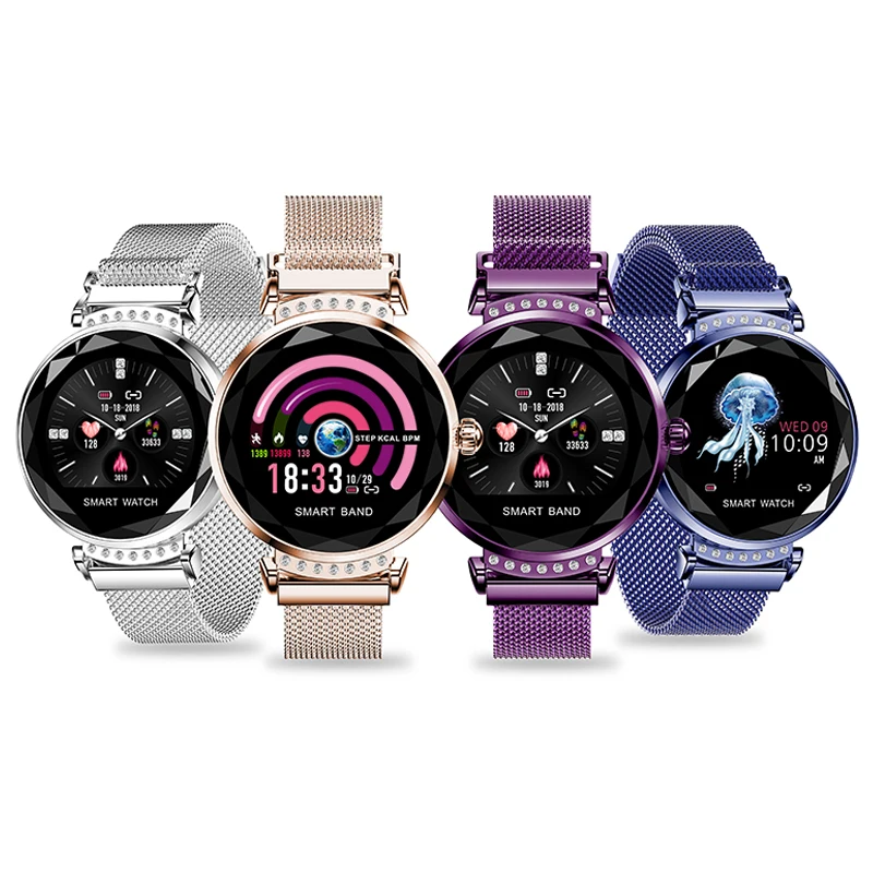 

2019 Fashion Smart Watch Women Heart Rate Monitor Sleep Pedometer Sport Activity Fitness Tracker Ladies Luxury Smartwatch Gift