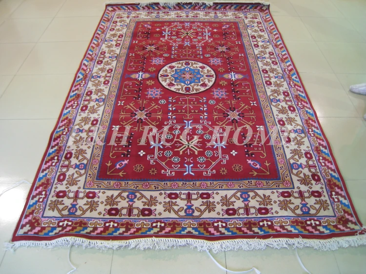 Шерстяной ковер ручной вязки 200x300 см 140 | Дом и сад
