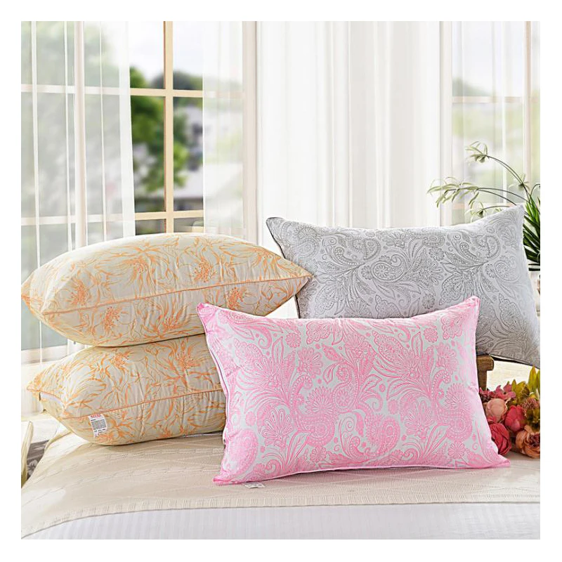 Home Textile Soft High Elastic Sleeping Pillow Down Light White