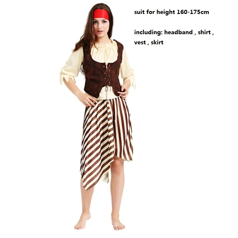 Капитан Пираты Карибы Джек Воробей Пират женщина взрослый Косплей Женский Мужской Хэллоуин костюмы для женщин сексуальные размера плюс