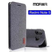 Для Xiaomi Redmi note 5 чехол с глобальной версией note5 откидная крышка тканевый защитный силиконовый чехол чехол MOFi Redmi note 5 pro Чехол