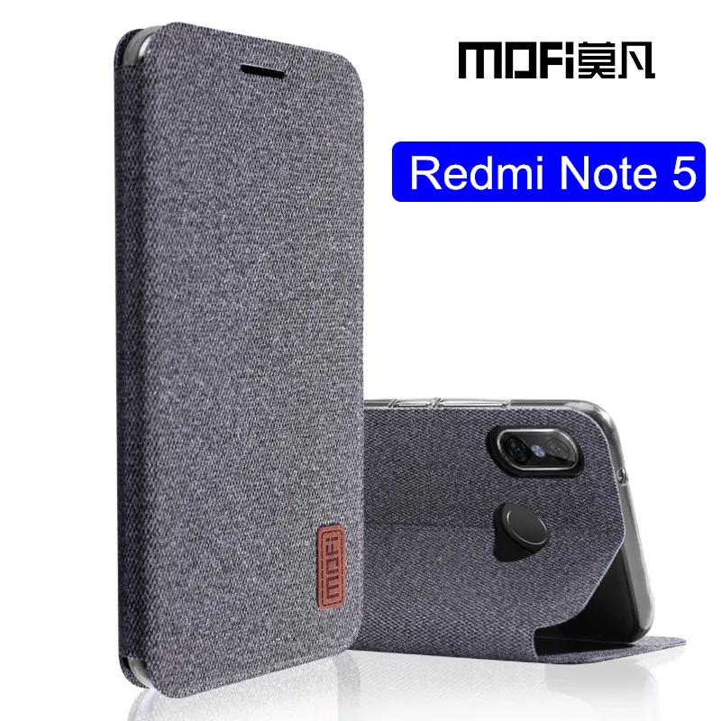 Xiaomi Redmi note 5 case Global Version note5 flip cover fabric