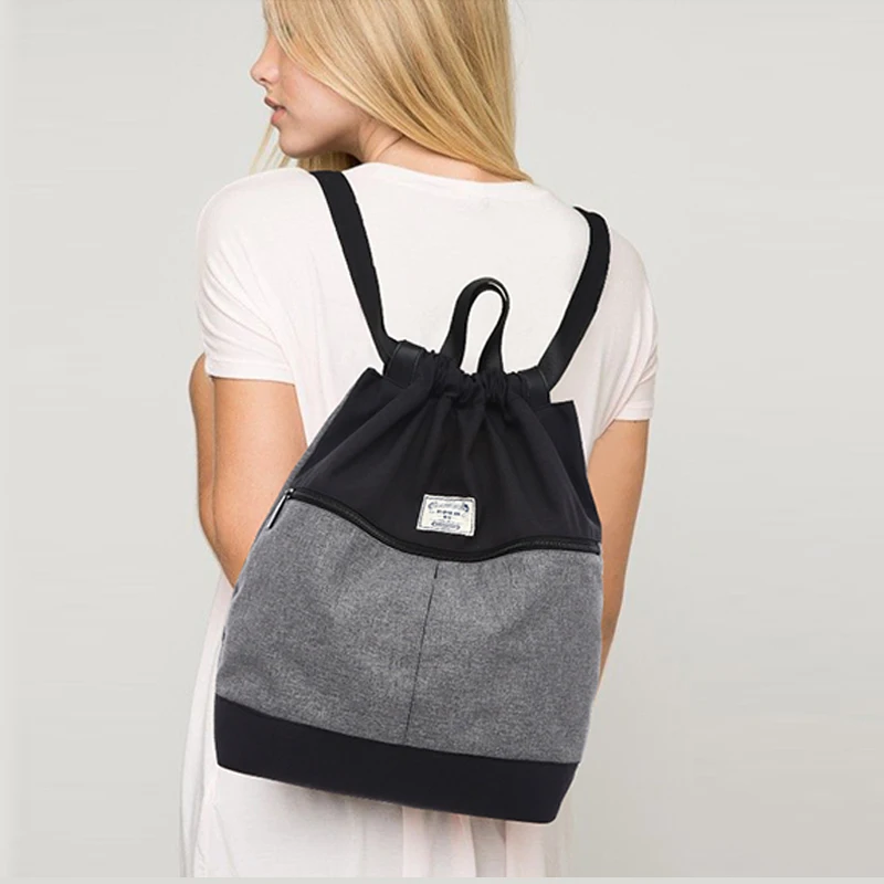 TUGUAN Brand casual font b women b font daily font b backpack b font men canvas