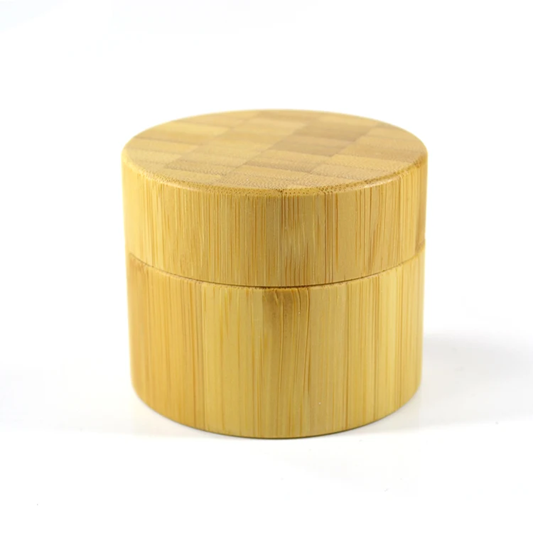 Download 250pcs*100g wooden box cosmetic container bamboo jar with ...