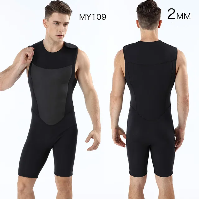 Wet Suit Men Swimwear Wetsuit Neoprene 2mm Swimming Spearfishing Mens ...