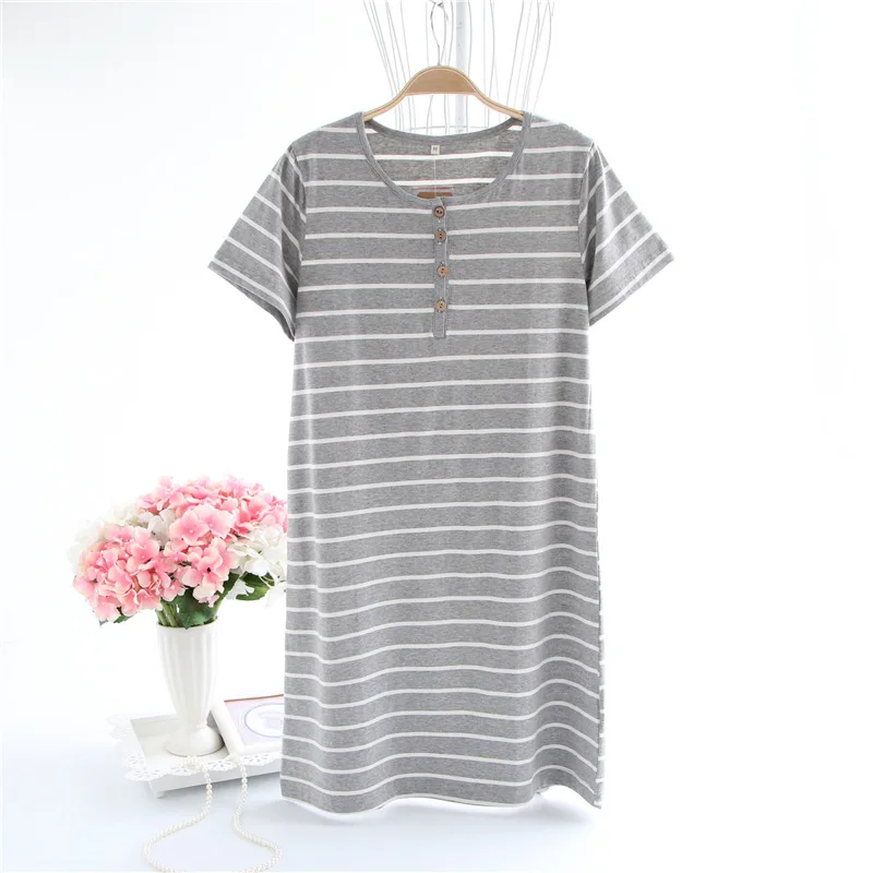 cotton Nightgown Female