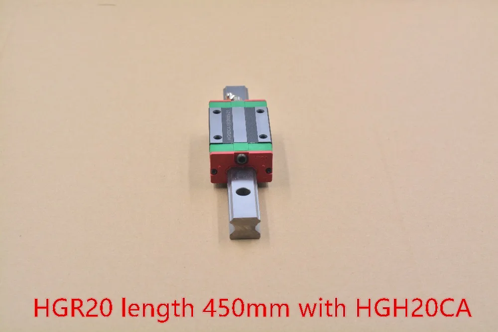 HGR20 линейный руководство ширина 20 мм длина 450 мм с HGH20CA скольжение линейным движением рельс для ЧПУ электромотор для 3D принтера XYZ axis 1 шт