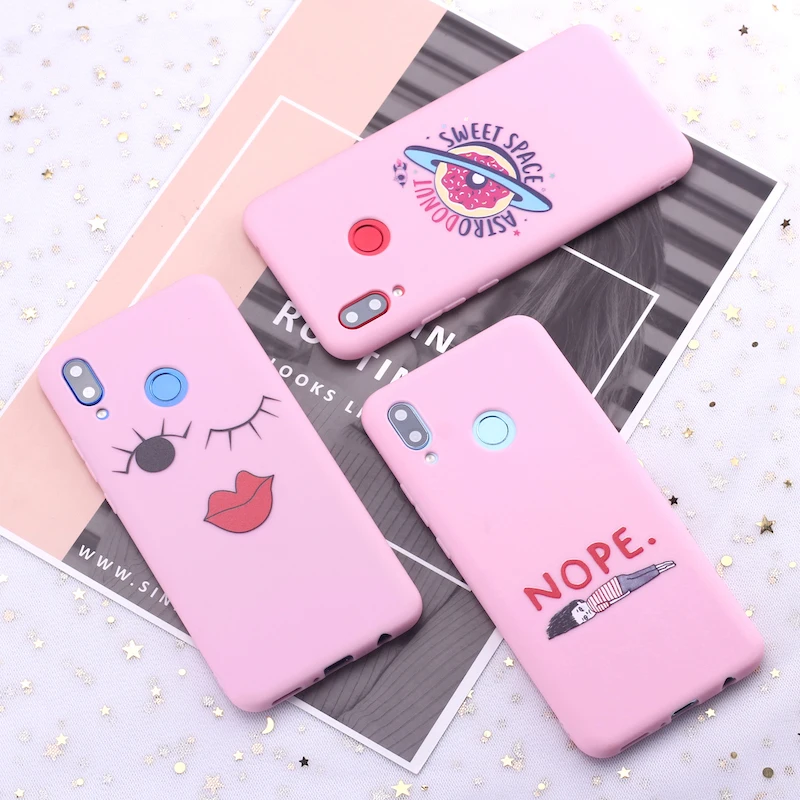 Силиконовый чехол для Huawei Honor Mate 10 20 Nova P20 P30 P40 P Smart price ESS Girl Heart Tumblr Candy|Бамперы| |