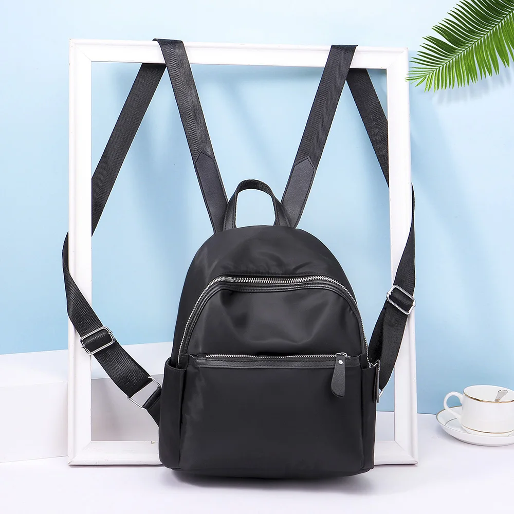

2019 New Small Mini Backpack for Girls Nylon Simple Preppy Style Should Bags Packs Anti Theft Backpack Mochila Escolar