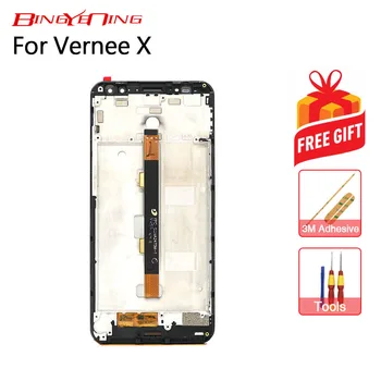 

BingYeNing New Original For Vernee X Touch Screen+LCD Display+Frame Assembly Replacement +Tool