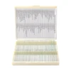 100PCS/Set Microscope Slides Biological Glass Sample Prepared Basic Animal Plants Insects Tissues Science Specimen Cover Slips ► Photo 2/6