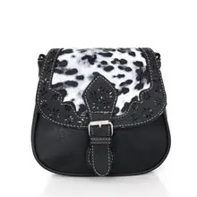 Señoras del estilo de la manera Impresión de cuero Messenger Bag señora bolso de hombro bolsos mujeres bolsas feminina Bolsos De Mujer
