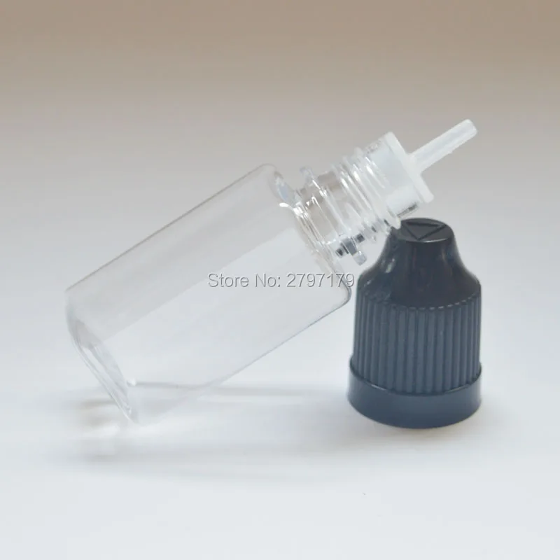 50 шт. пустая ПЭТ пластиковая квадратная 10 мл бутылка-капельница с защищающей от детей крышкой для глазных капель прозрачная бутылка для жидкости