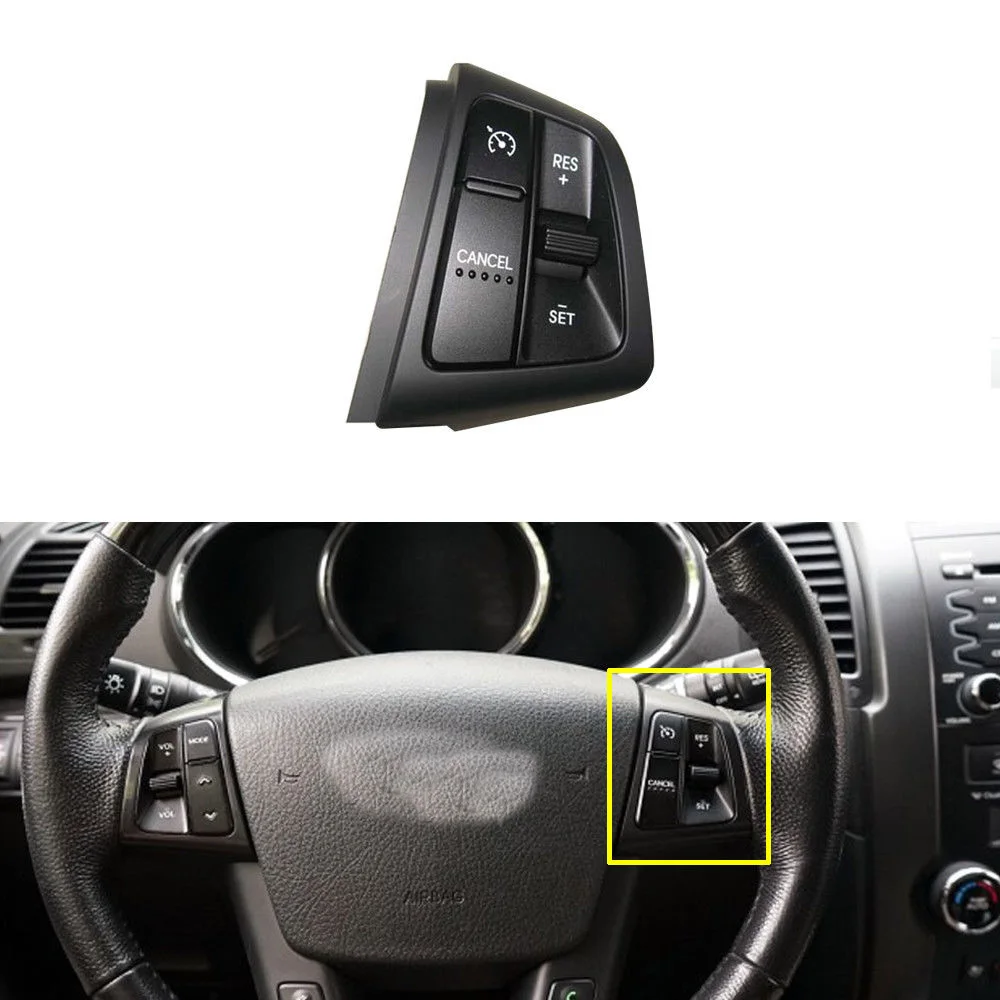 

Cruise fixed speed button RH Cruise Control Switch Assy 967102P000CA 96710-2P000CA 1Pcs For KIA SORENTO 2010 2011 2012