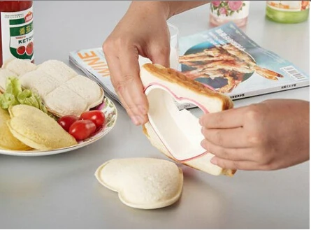 Домашний резак для печенья Пластик сэндвичи, тосты, хлеб формочка мультяшный инструмент ZW642
