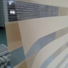 Полиэстер индивидуальный заказ полупрозрачные ролик Зебра жалюзи в хаки окна Шторы для Гостиная 30 Цвета доступны