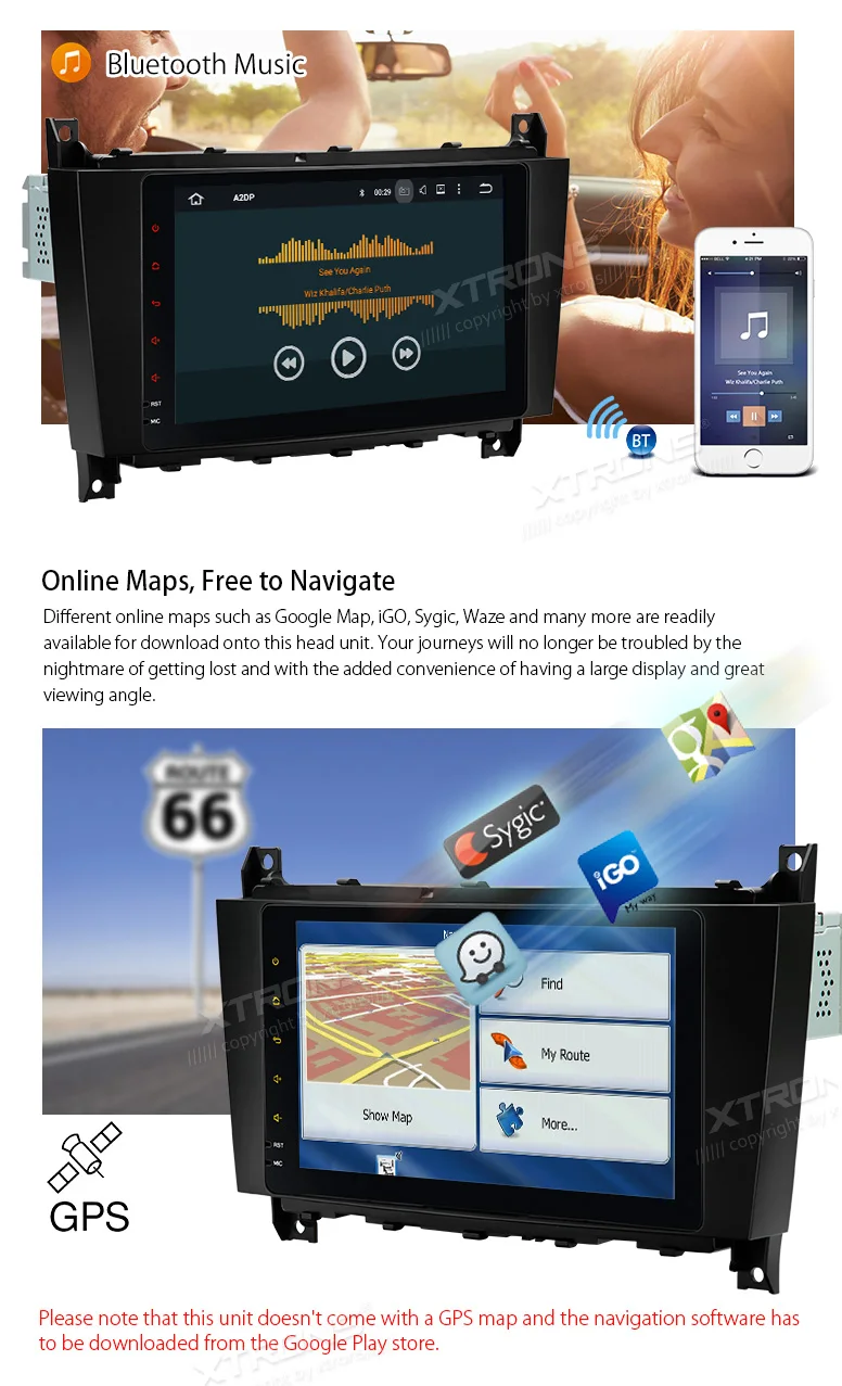 Discount 8" Octa-Core Android 6.0 OS Special Car Multimedia GPS Radio for Mercedes-Benz CLK-Class W209 2005-2006 & C-Class W203 2004-2007 17