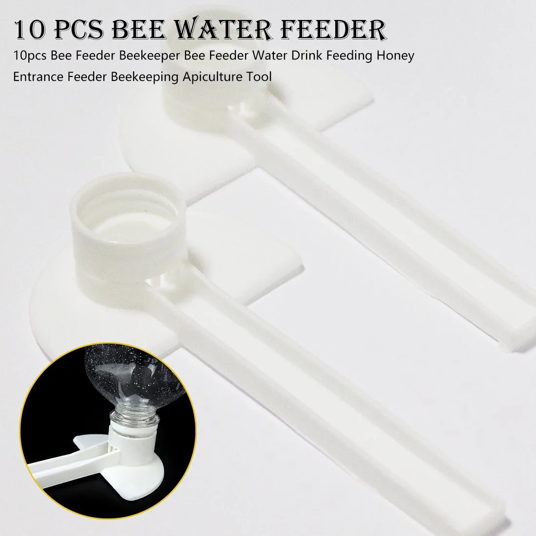 10 шт. питатель пчеловодства насадка для опрыскивания пластиковый питатель пчел пчеловод кормушка для пчел вода напиток Кормление мед вход
