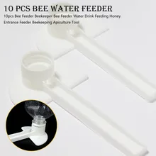 10 шт. питатель пчеловодства насадка для опрыскивания пластиковый питатель пчел пчеловод кормушка для пчел вода напиток Кормление мед вход