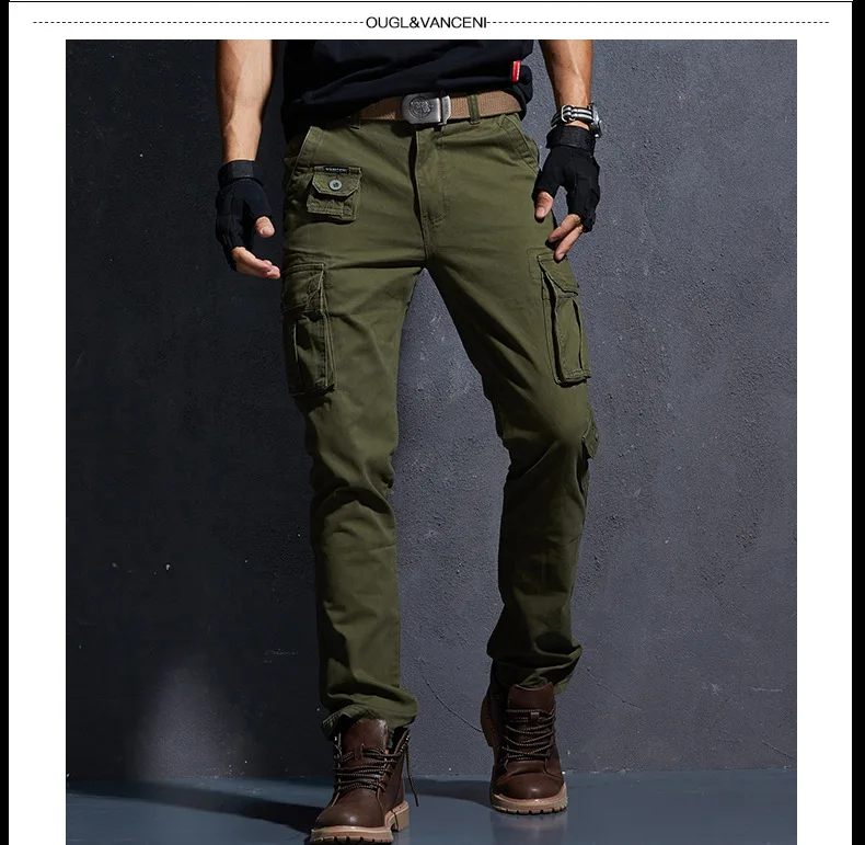 Брендовые мужские тактические камуфляжные брюки мужские повседневные штаны карго с карманами мужские модные хлопковые брюки в стиле милитари