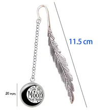 Я люблю тебя до Луны и обратно закладки любовь навсегда Moon Подвеска "книга" закладка для любителей пары подарки свадьба поставок