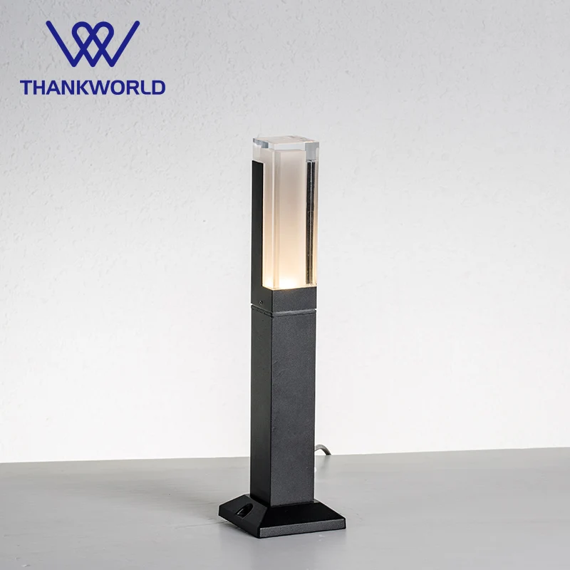 Lâmpada do Gramado Luminária de Iluminação ao ar Lanterna 5w Ip65 Alumínio Jardim Livre Acylic Caminho Bollard vw Led Luz 220v
