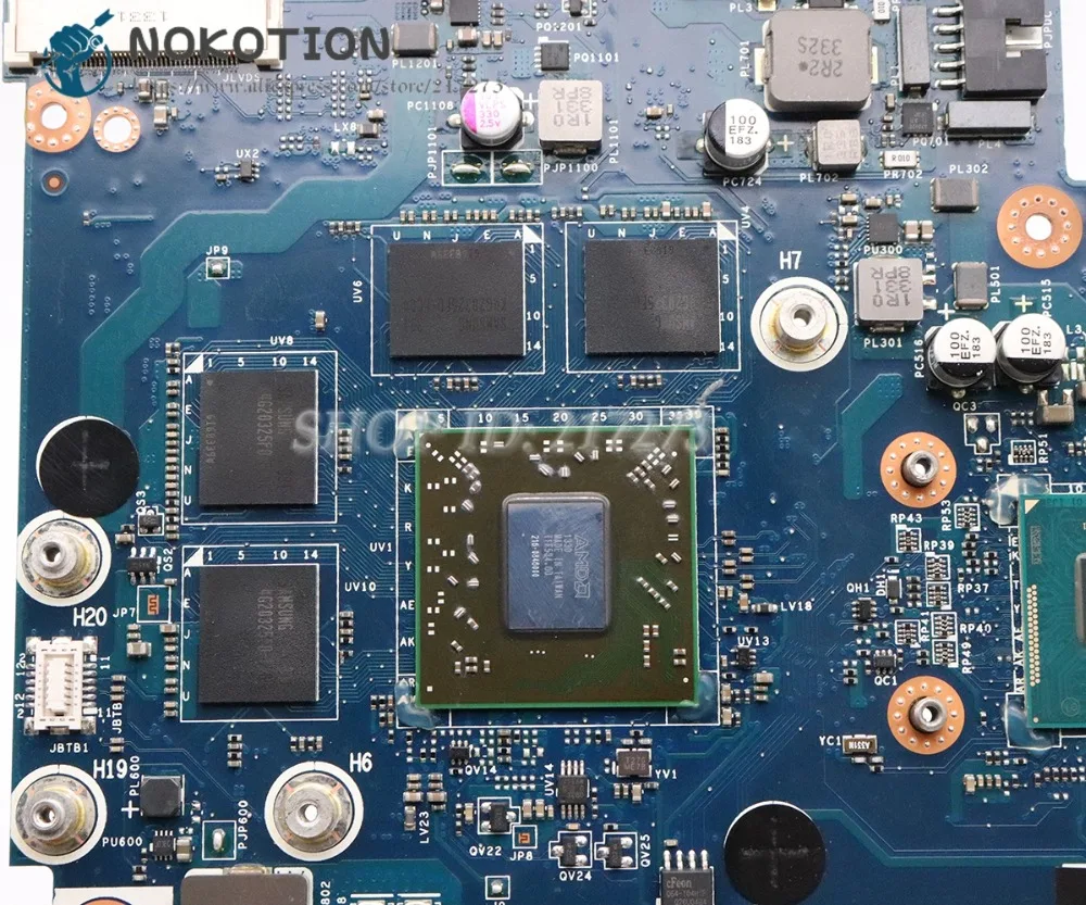 Very best  NOKOTION For Dell Inspiron 17R 5737 Laptop Motherboard SR16Z I7-4500U CPU R9 M200X graphics VBW11 L