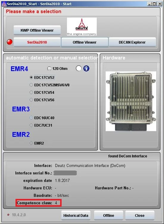 RIOOAK для Deutz SerDia 2010 6 уровень []+ USB Dongle актуальная версия 12.7.0.0