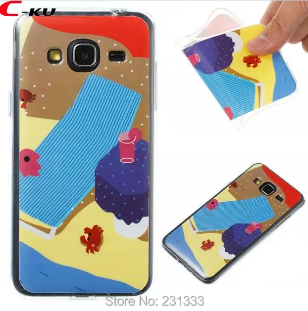 C-ku 3D мультяшный Мягкий ТПУ чехол для Samsung Galaxy J310 J510 J710 S7 EDGE S8 PLUS J3 Prime J5 J7 A3 A5 2017 Милая