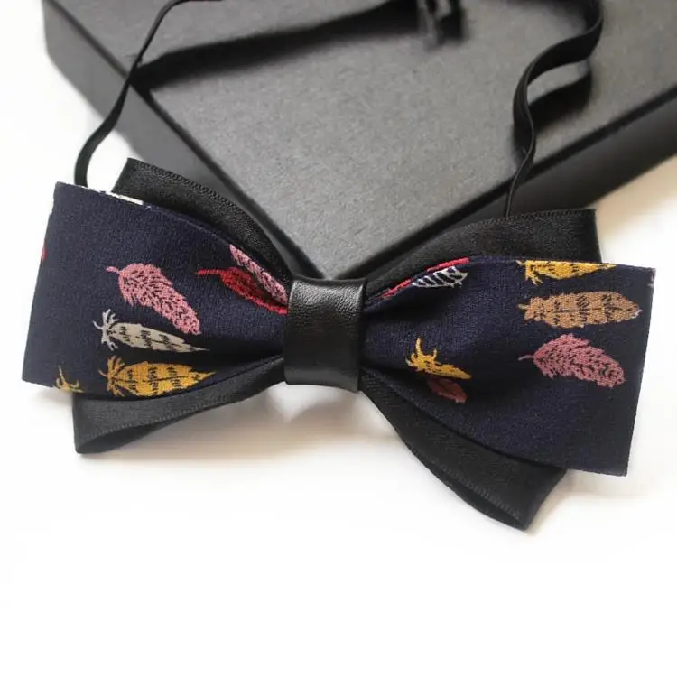 Галстук-бабочка с цветочным рисунком для мужчин и женщин Британский галстук-бабочка галстуки для мужчин широкий галстук жениха украшения на шею Cravate Pour Homme - Цвет: 15