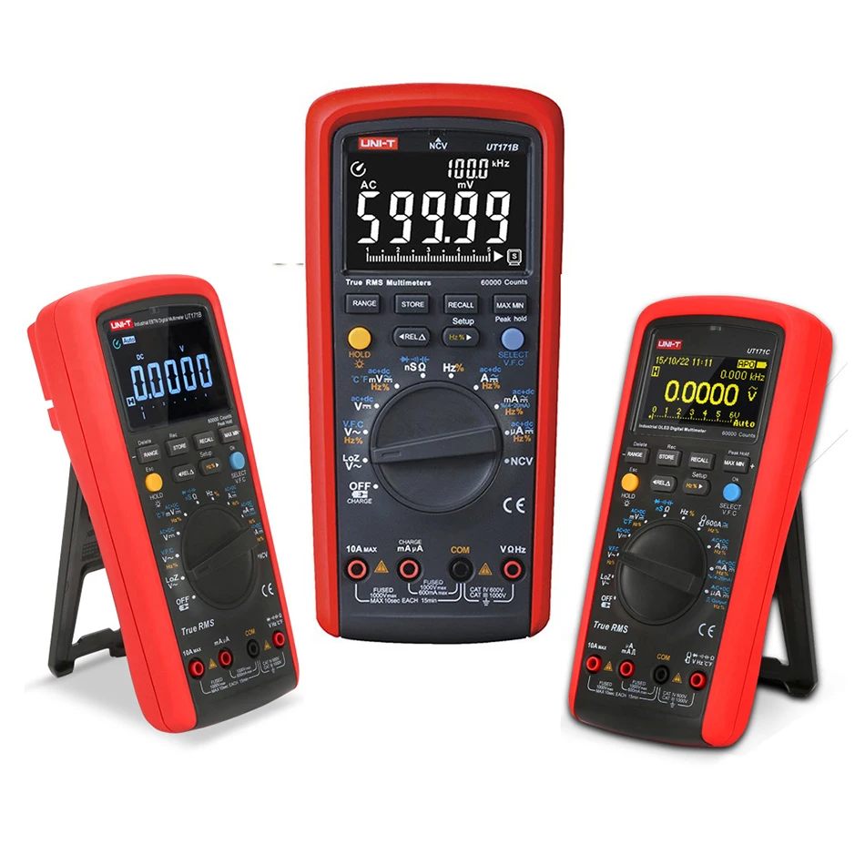 UNI T UT171B UT171C Industrial True RMS Digital Multimeters Admittance