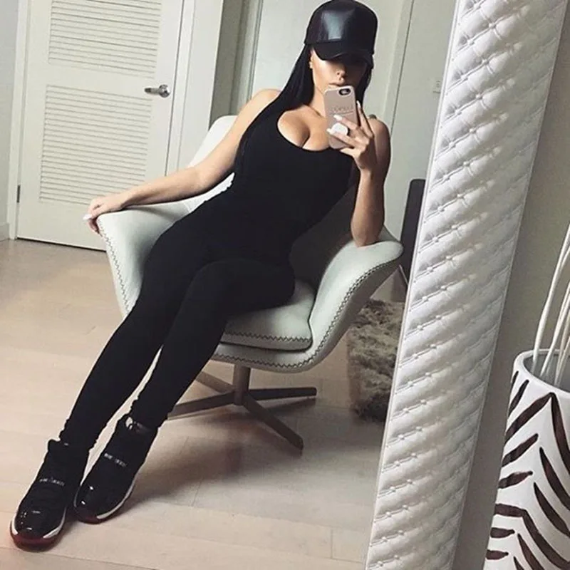 

High Elastic Compression Sport Clothing Yoga Suit For Women Jogging Sportwear Sleeveless Women's Tracksuits Sports Suits