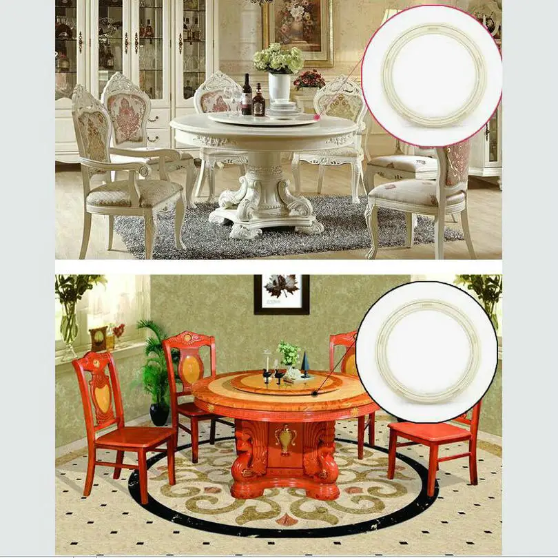 ABS Engineering Plastic TV Swivel Stand Dining Table Swivel Turntable Rotary Lazy Susan