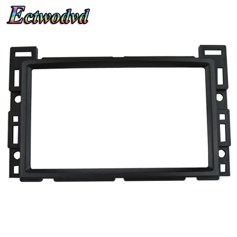 

Ectwodvd 178*102MM Car Radio Fascia for Chevrolet Impala 06-UP Tahoe 2DIN Stereo Frame Panel Dash Mount Kit Adapter Bezel Facia