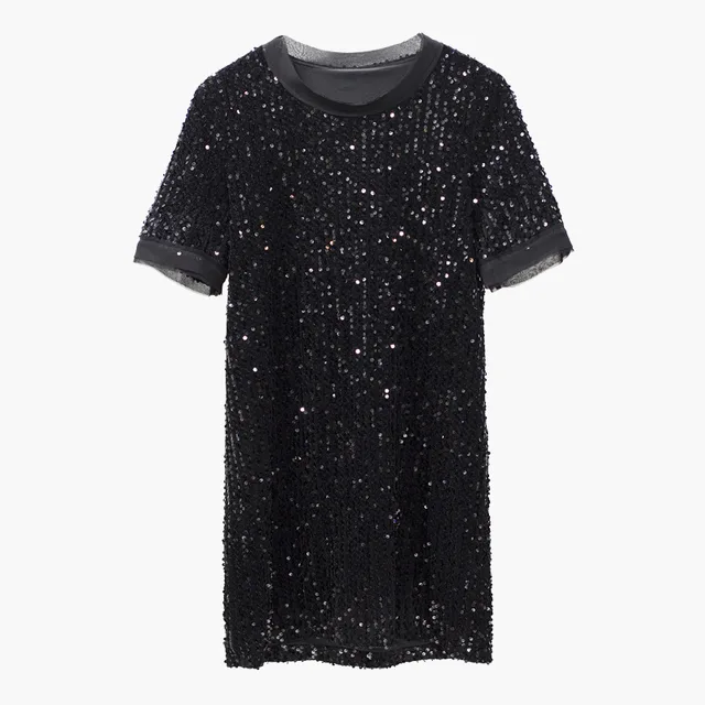 ladies long black t shirt
