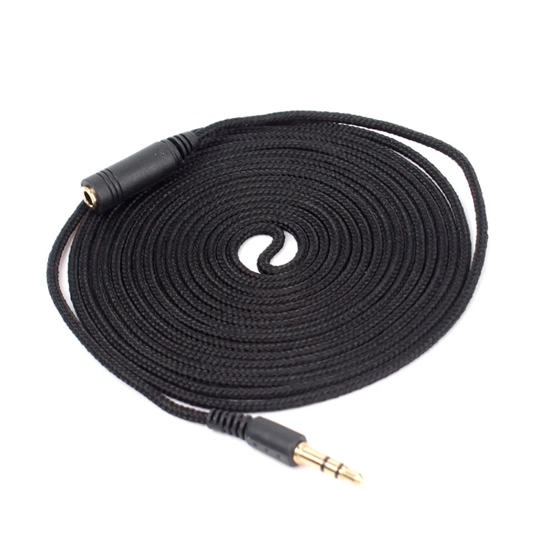 2pcs/lot 10 Ft 3.5mm Male To 3.5mm Headphone Speaker Cable Female
