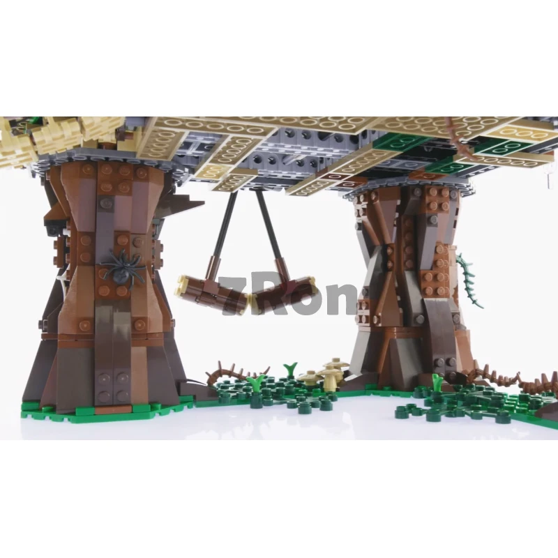 Совместимость с Lego 10236 Звездные войны 1990 шт. 05047 Ewok село строительные блоки Juguete Para