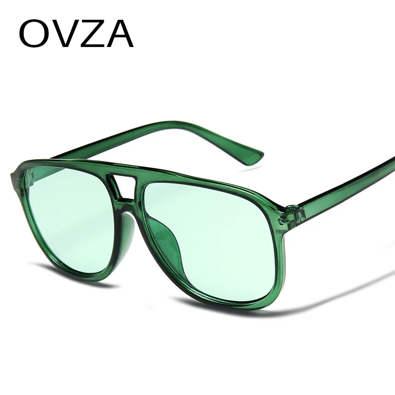 Очки солнцезащитные OVZA S4020 мужские/женские прямоугольной формы с большими