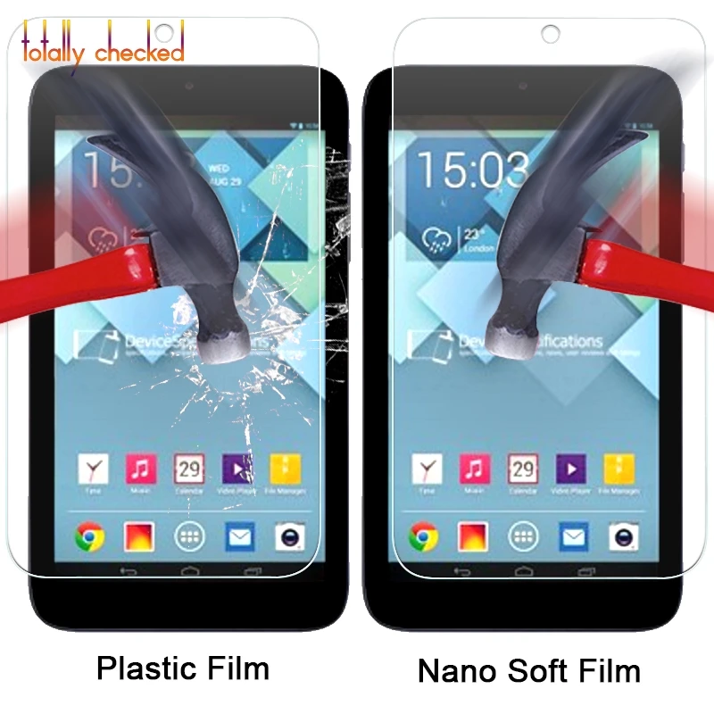 

For Alcatel One Touch Pixi 7 7.0" TAB Anti-shatterTop Quality Screen Protector FilmExplosion-Proof Nano Soft Film