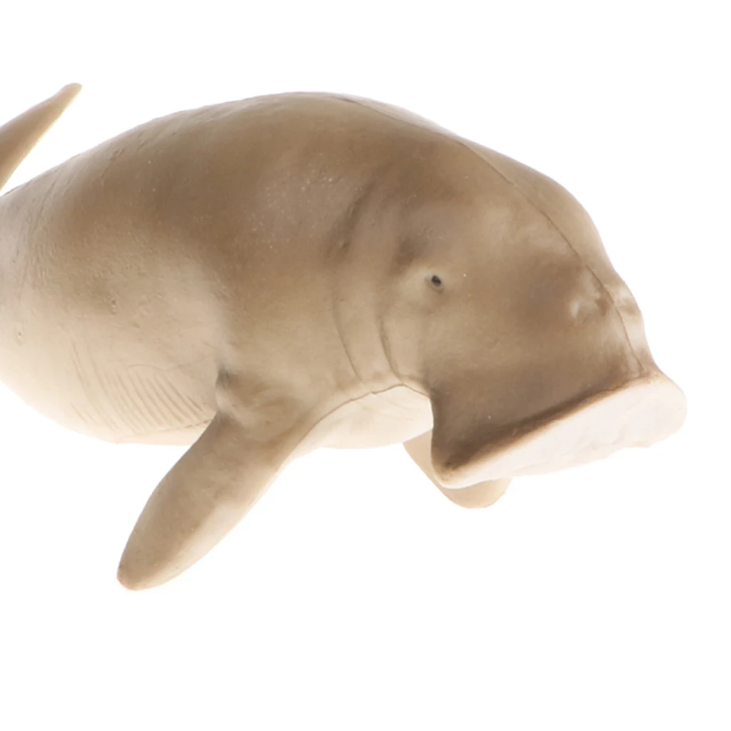Plastic Ocean Animal Figurine Toy for Kids Toddlers, Dugong dugon Manatee Model, Children Birthday Gift Home Decor