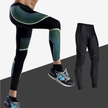 Фирменные спортивные мужские колготки для бега, Длинные спортивные штаны, бодибилдинг, боевые, быстросохнущие, для занятий в тренажерном зале, для бега, для тренировок, леггинсы, брюки