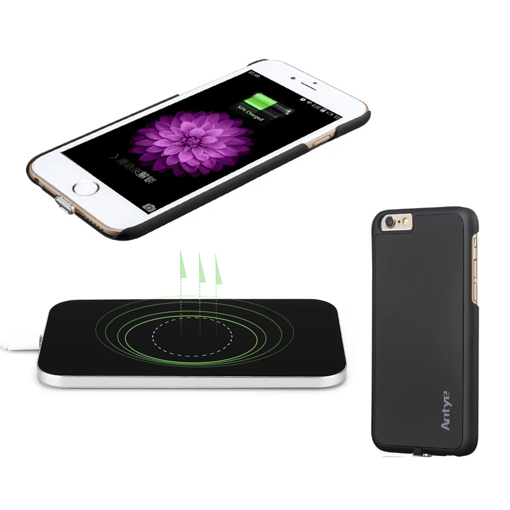 

Qi Receiver for iPhone 6 6S 6 Plus 6S Plus Case+Qi Wireless Charger Pad Plate Dock