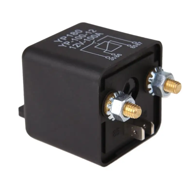 High Power 4 Pin Car Relay 12V 200A Car Truck Motor Automotive Relay Continuous Type Automotive Switch Car Relay Normally Open