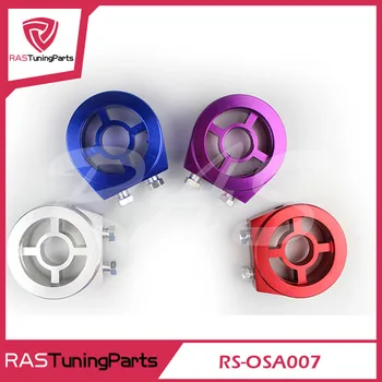 

RASTP High Performance Racing Auto Oil Filter Cooler Sandwich Plate Adapter Kit For Honda (Blue,Purple,Red,Silver) RS3-OSA007