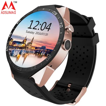 

Kw88 android 5.1 OS Smart watch bluetooth 4.0 mtk6580 SmartWatch phone support 3G wifi nano SIM WCDMA